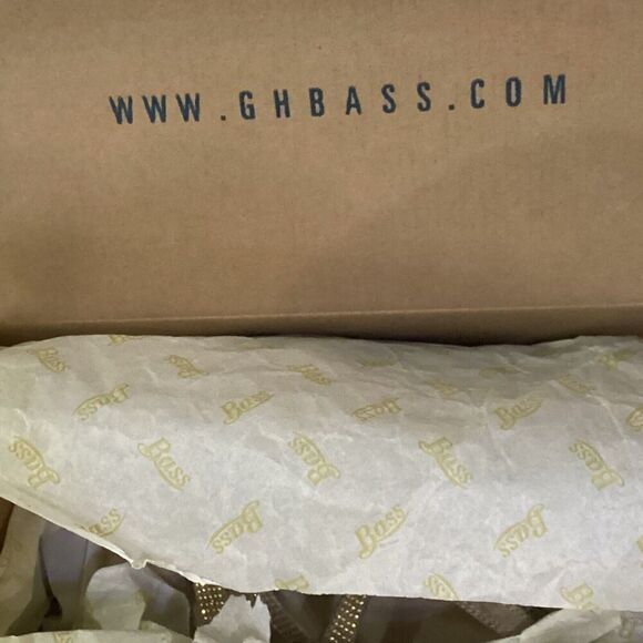 G.H.Bass Simone Tan Gold Sequined Strappy Sandals Size 9 - Picture 5 of 6